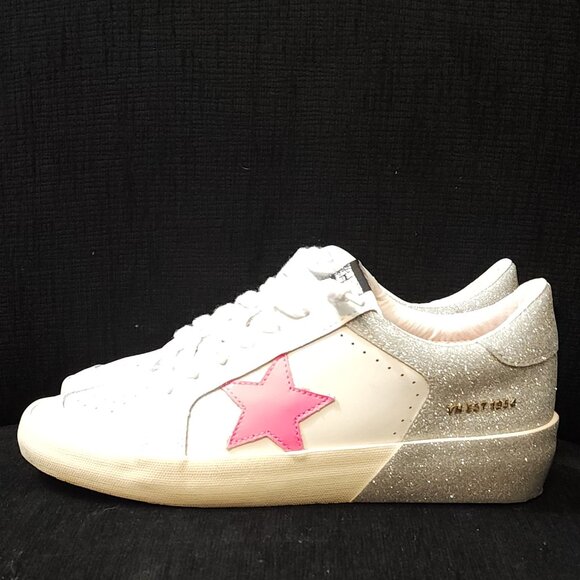 Vintage Havana Refresh Silver Multi Glitter Sneakers - Woman's Size 8 - Picture 2 of 10